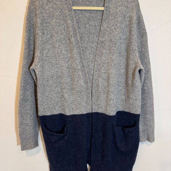 Madewll Ryder Colorblock Cardigan wool/alpaca sweater size medium - Picture 2 of 9